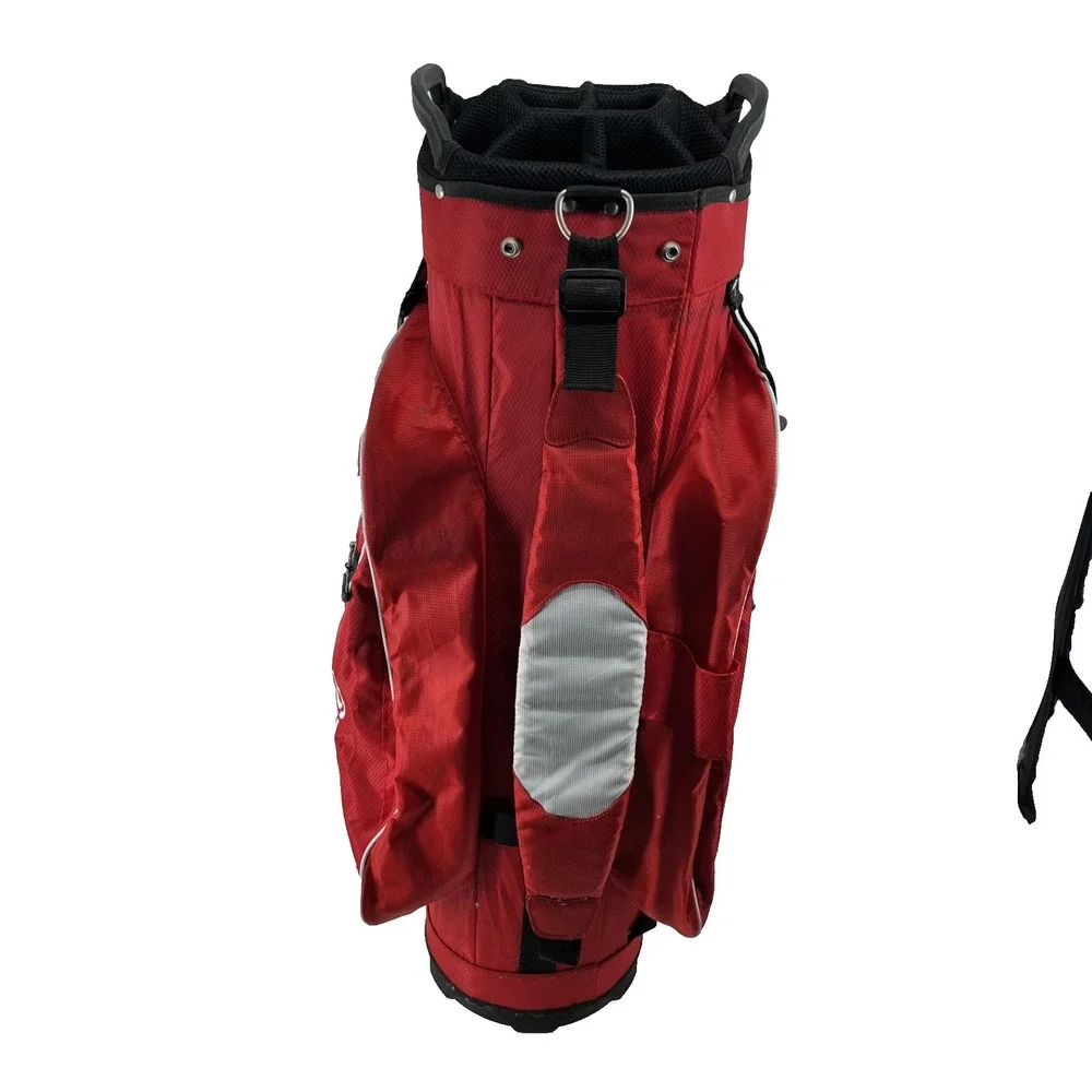 Tour Edge Hot Launch 2 Cart Bag Red, Light Weight! 14-way Divided Top